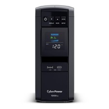 CyberPower CP1000PFCLCD PFC Sinewave UPS Battery Backup and 1000VA, Black