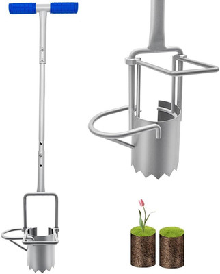 Updated Bulb Planter Long Handle for Digging, 5-In-1 Lawn and Garden Tool,Sod Pl