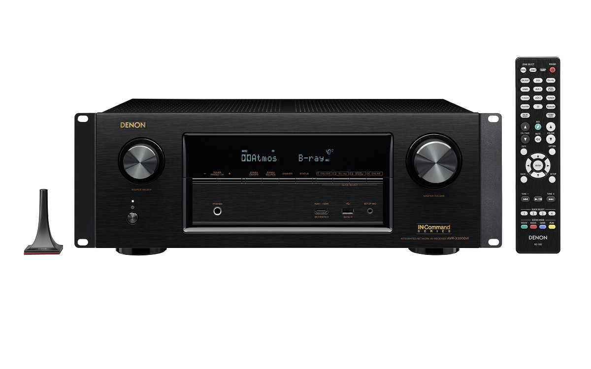 Denon AVR-X3300W 7.2 Ch. 105W 4K HDMI AV Receiver - (Use Onl