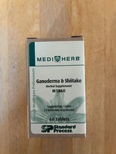 Standard Process MediHerb Ganoderma & Shiitake Herbal Supplement 60 Tablet M1860