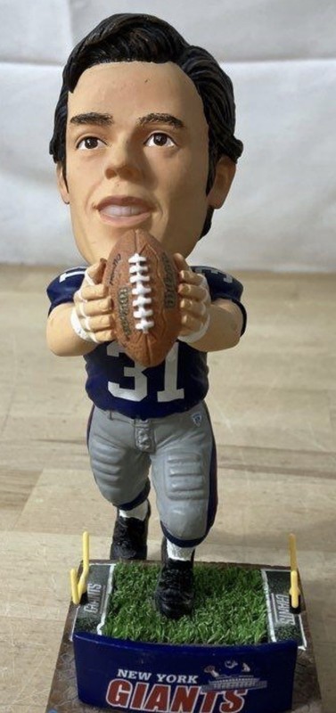 Jason Sehorn New York Giants Bobblehead Legend NFL Field Turf Stadium