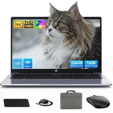 Huidun 2025 Laptop 15.6" Laptops Computer Intel N150 16GB 256GB Student/Business