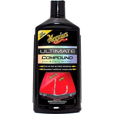 Meguiar s Ultimate Compound, Pro-Grade Car Scratch Remover for Paint Correcti...