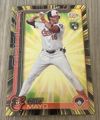 2025 Topps Chrome - Radiating Rookies Coby Mayo #RR1