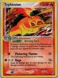 Typhlosion 17/115 EX Unseen Forces Holo Rare