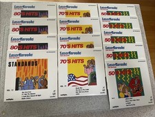 Pioneer laserdisc Laser Karaoke Lot Of 13 50  s 60  s 70  s