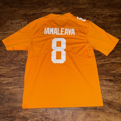 Nico Iamaleava Tennessee Volunteers Football Orange Nike Team Jersey STITCHED L - Picture 15 of 22