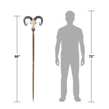 MATTEL CREATIONS Life-Size Havoc Staff Masters of the Universe Chronicles
