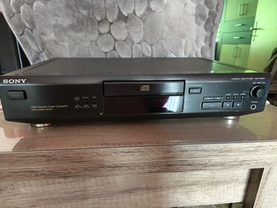 Sony CDP-XE500 CD Player Voll Funktionsfähig Schwarz Ohne Fernbedienung