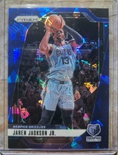 2024-25 Panini Prizm #140 Jaren Jackson Jr. Blue Ice Prizm 68/125 Memphis Grizz.