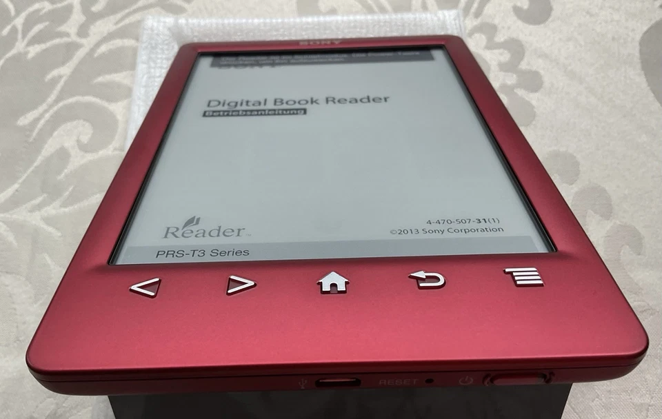 Sony PRS-T3 S 2GB, WLAN, 15,2 cm (6 Zoll) - Rot, Extras, Neuwertig! - Bild 4 von 4