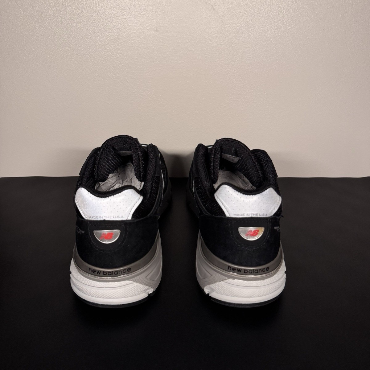 New Balance 990v4 Black/ Silver Men's US Size U990BL4