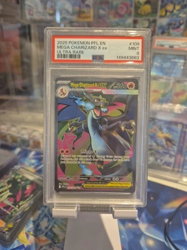 Pokemon Phantasmal Flames Mega Charizard Ex 109/094 Ultra Rare PSA 9 Mint