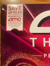 Lot of 6 3.00 off 1 AMC Adult Movie Tickets