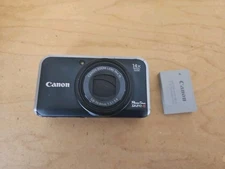 Canon Powershot sx210IS  Digital Camera 2 Batteries 