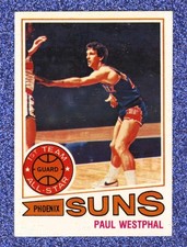 1977/78 Topps Basketball # 10 Paul Westphal  - Phoenix Suns - Free Shipping