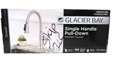 Glacier Bay Oswell Single-Handle Pull-Down Kitchen Faucet in Stainless Steel