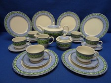 WEDGWOOD Home Watercolour  Kaffeeservice 6 Personen 21 tlg.