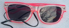 Pink LED Light Up Flashing Eyeglass Frames Glasses For Party Disco Unisex