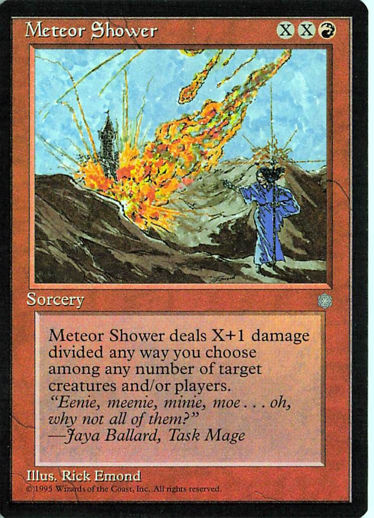 Meteor Shower Common Ice Age Magic: The Gathering Near Mint