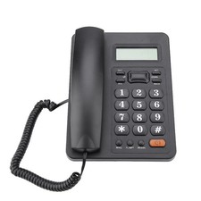 Wired Home Office Caller ID Display Landline Fixed Telephone With Redial Fu OIPO