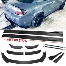 Carbon Fiber Front Bumper Lip Spoiler Side Skirt For Hyundai Tiburon 1997-2008 Carbon Fiber Front Bumper Lip Spoiler Side Skirt For Hyundai Tiburon 1997-2008