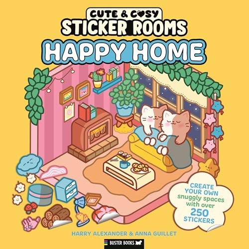 Sticker Rooms Happy Home by Harry Alexander PAPERBACK - Image 5