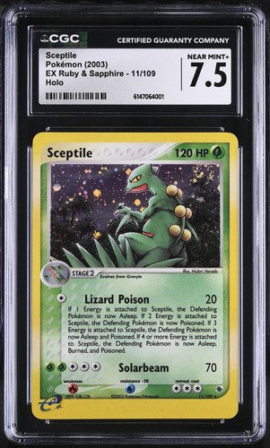 Sceptile graded CGC 7.5 for sale on eBay