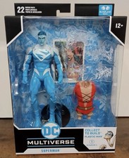 McFarlane DC Multiverse Superman JLA Blue 7  Action Figure Plastic Man   RARE