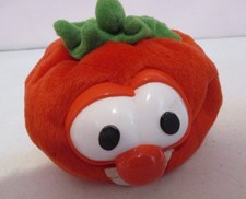 Veggie Tales-Bob The Tomato-Plush-Plastic Eyes- 77514 -4 1/2  Wide-1998-Gund