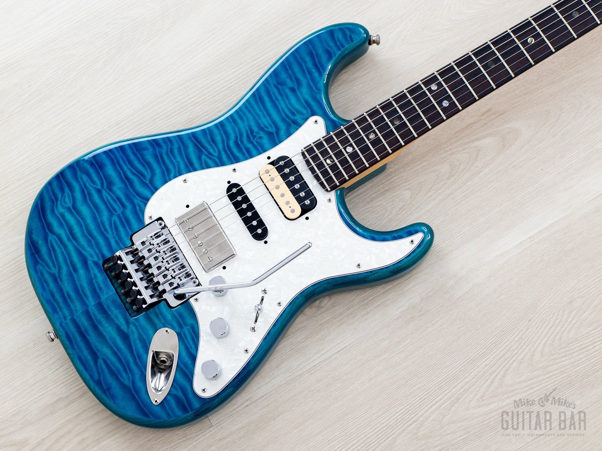 本日限定価格FenderMichiyaHaruhata Stratocaster 2019 Fender Michiya Haruhata Stratocaster HSH Quilt Top w/ Floyd