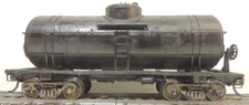 ATHEARN KIT BASHED UNLETTERED BLACK 30' SINGLE DOME TANK RTR KD's