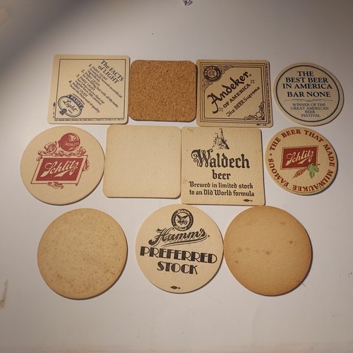 Vintage Beer Coasters ~ Lot Of 125 ~ Various Companies ~ PBR/ BUDWEISER/ KASIER - Picture 13 of 13