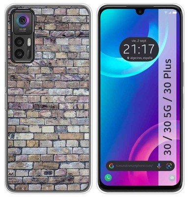 Silikonhülle Für TCL 30 / 30 5G / 30 Plus Design Ziegel 02 Zeichnungen