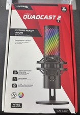 NEW Hyper X QuadCast 2 S Podcasting Microphone with Polar Patterns