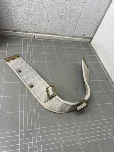 ORIGINAL VINTAGE WW2 BELT WEBBING STRAP UNIFORM PACK MILITARY BLACK VIETNAM