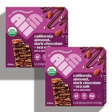 All In Snack Bars California Almond, Dark Chocolate  1 Count Pack of 12 