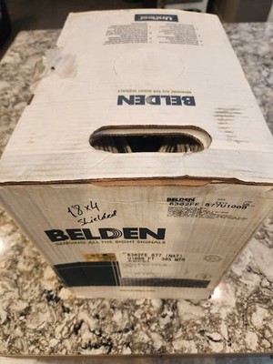 BELDEN 6302FE 877 (NAT) U1000 Ft 305 MTR 18AWG 4 Conductor Shielded Cable