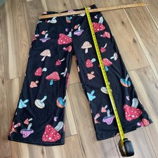 Woman Long Pants Size 1XL by cider mushroom print faux corduroy