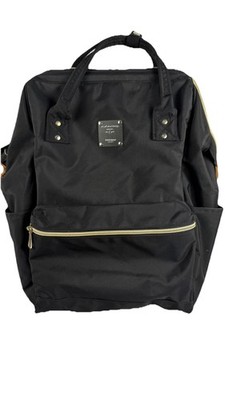 Bebamour Black Wide, Open Backpack Daily Use Or Diaper Bag
