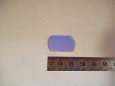 OPTICAL COATED DICHROIC MIRROR LASER OPTICS AS PICTURED 10-A-78