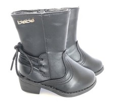 Bebe Girls Black Boots - Size 6 - New Without Tags