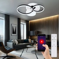 Designleuchte Deckenlampe Leuchte Smart Led Cct App Weiß Fernbedienung Dimmbar