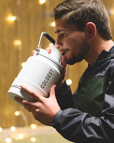 COLDEST Half Gallon Sports Water Bottle, 64 oz, 1/2 Gallon (Straw Lid) Half Jug - Imagen 121 de 144