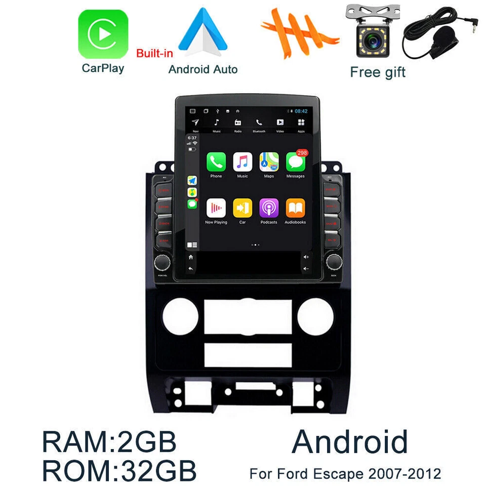 Radio de coche 9,7"" Android 13 para Mazda Tribute 2008-2011 GPS navegación video reproducción 32G Foto 3 de 4