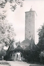 GERMANY c. 1940 - Rothenburg Square Tower Entrance - DIV8391