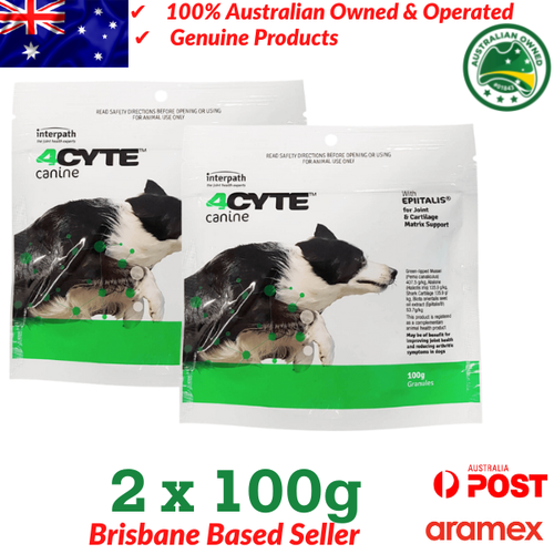 4CYTE Canine Joint Support Supplement for Dogs 2 x 100gm eBay