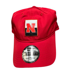 New NWT Nebraska Cornhuskers New Era 9Twenty Contrast Logo Adjustable Hat