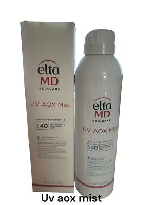 Elta MD UV AOX Mist SPF 40 141g 5oz Face and Body Sunscreen Mist  Exp 9/2026 New