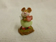 Wee Forest Folk I'm Yours Special Edition Green m-080b Mouse Valentines Retired